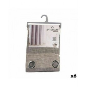 Tenda Beige Grigio 140 x 0,1 x 260 cm (6 Unità)