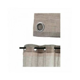 Tenda Beige Grigio 140 x 0,1 x 260 cm (6 Unità)