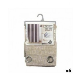 Tenda Beige 140 x 0,1 x 260 cm (6 Unità)
