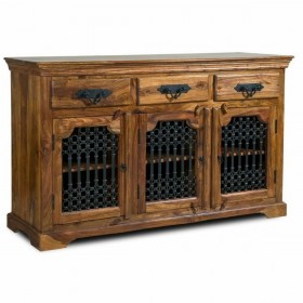 Credenza DKD Home Decor Marrone Nero Marrone scuro Metallo 150 x 40 x 90 cm