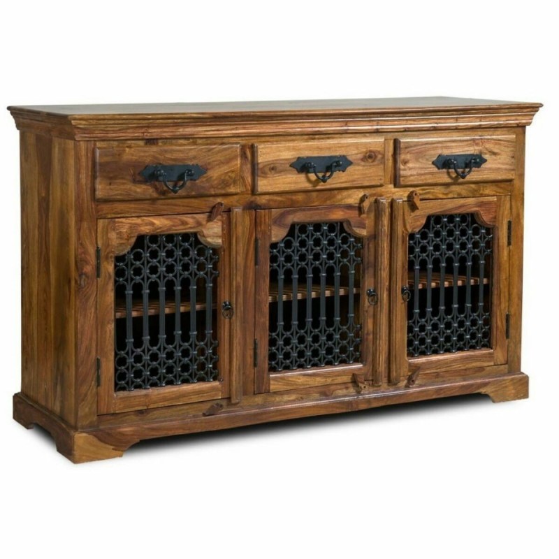 Credenza DKD Home Decor Marrone Nero Marrone scuro Metallo 150 x 40 x 90 cm