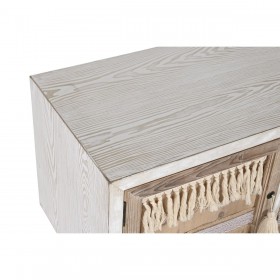Mobile TV DKD Home Decor Naturale 150 x 40 x 60 cm Abete Bianco
