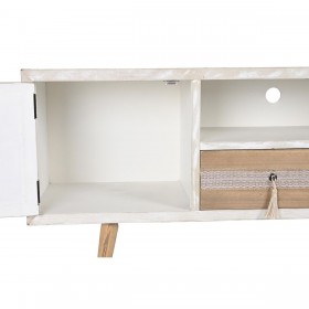 Mobile TV DKD Home Decor Naturale 150 x 40 x 60 cm Abete Bianco