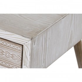 Tavolino da Caffè DKD Home Decor Abete Cotone (110 x 60 x 50 cm)