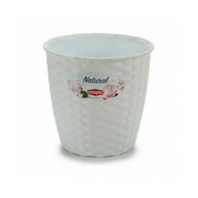 Vaso Stefanplast Bianco Plastica 14 x 13 x 14 cm (12 Unità)