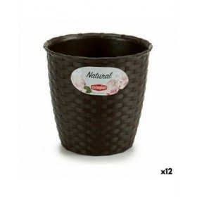 Vaso Stefanplast Plastica 14 x 13 x 14 cm (12 Unità)
