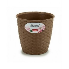 Vaso Stefanplast Marrone Plastica 14 x 13 x 14 cm (12 Unità)