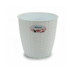 Vaso Stefanplast Bianco Plastica 19 x 17,5 x 19 cm (12 Unità)