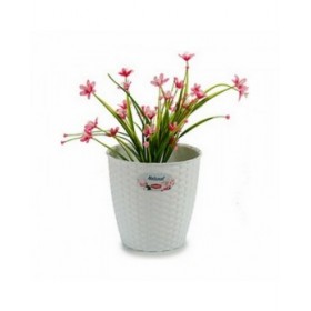 Vaso Stefanplast Bianco Plastica 19 x 17,5 x 19 cm (12 Unità)