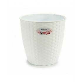 Vaso Stefanplast Bianco Plastica 24 x 22,5 x 24 cm (6 Unità)