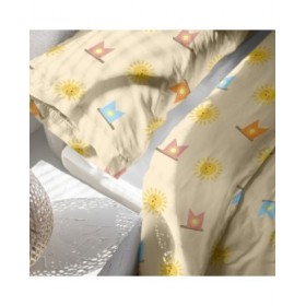 Set di copripiumino HappyFriday Happynois Camping Multicolore Singolo 2 Pezzi
