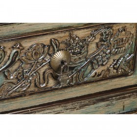 Panca DKD Home Decor Multicolore Legno 179 x 43 x 58 cm