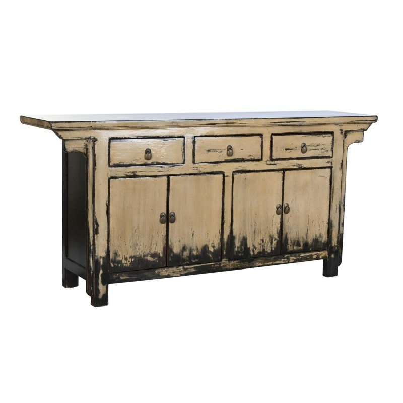 Credenza DKD Home Decor Legno di olmo Bianco Crema Marrone scuro 176 x 42 x 83 cm