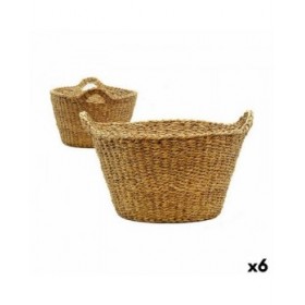Cesto Con manici Marrone 45 L 43 x 26 x 37 cm (6 Unità)