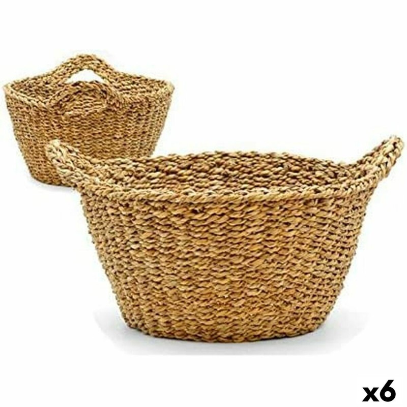 Set di Cestini Gift Decor BDH-120S Marrone Alghe marine 25 L (6 Unità)