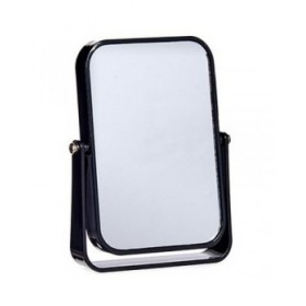 Specchio Ingranditore Nero Cristallo Plastica 2,5 x 19,5 x 16 cm (6 Unità)