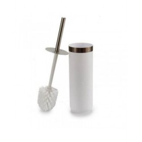 Scopino per il Bagno Berilo BP15-005R-2 Bianco Argentato Plastica 9,5 x 38,5 x 9,5 cm (6 Unità)