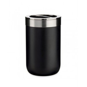 Portaspazzolini da Denti Berilo BP15-002-1 Nero Argentato Plastica 7,7 x 11,2 x 7,7 cm (6 Unità)