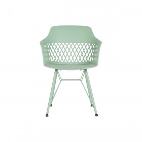 Sedia da Sala da Pranzo DKD Home Decor 57 x 57 x 80,5 cm Verde