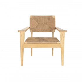 Sedia da Sala da Pranzo DKD Home Decor 67 x 47 x 84 cm 83 x 62 x 84 cm Naturale