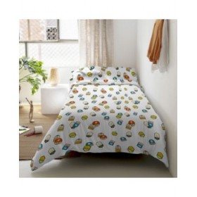 Set di copripiumino HappyFriday Le Petit Prince Son Avion Multicolore Singolo 2 Pezzi