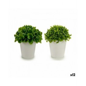 Pianta Decorativa Ibergarden A18124-128-1WH Plastica 13 x 17 x 13 cm (12 Unità)