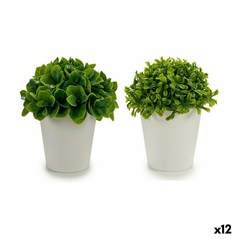 Pianta Decorativa Ibergarden A18124-128-1WH Plastica 13 x 17 x 13 cm (12 Unità)