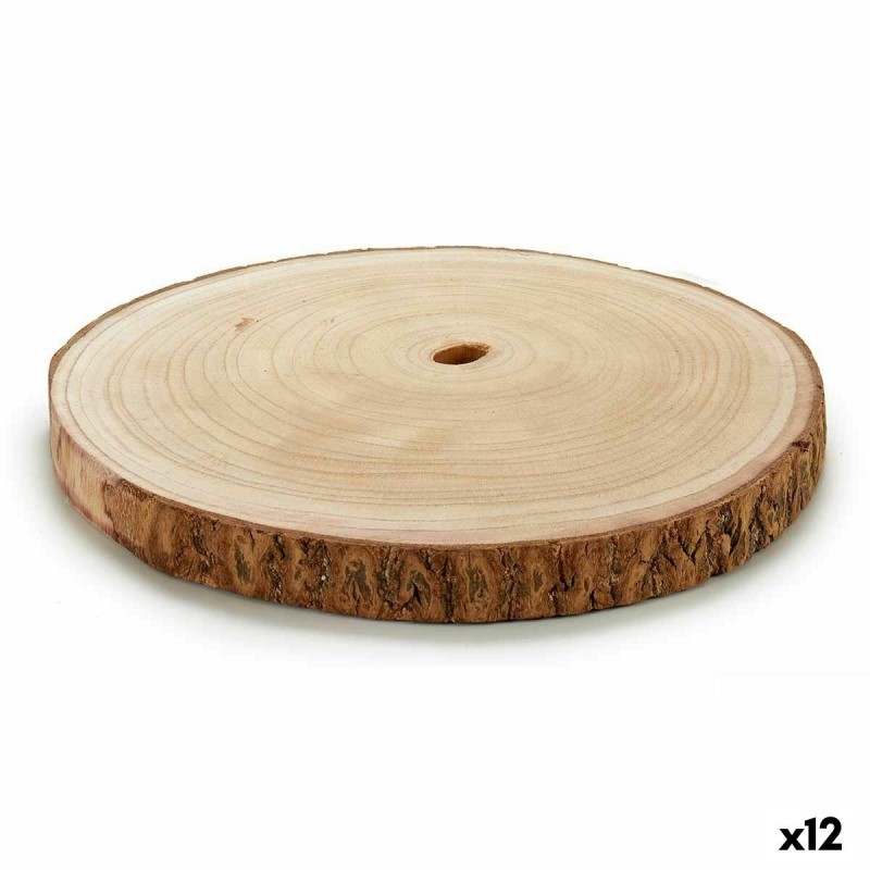 Tronco Decorativo Marrone 30 x 2 x 30 cm (12 Unità)