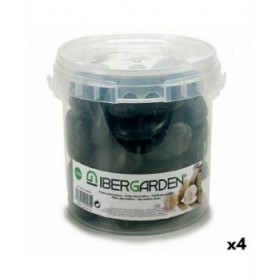 Pietre Decorative Ibergarden 3BG Nero Grande 3 Kg (4 Unità)