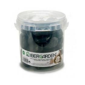 Pietre Decorative Ibergarden 3BG Nero Grande 3 Kg (4 Unità)