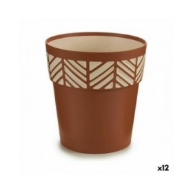 Vaso Autoirrigante Stefanplast Orfeo Terracotta Plastica 19 x 19 x 19 cm (12 Unità)