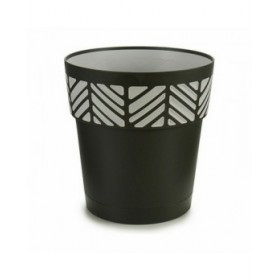 Vaso Autoirrigante Stefanplast Orfeo Antracite Plastica 25 x 25 x 25 cm (6 Unità)