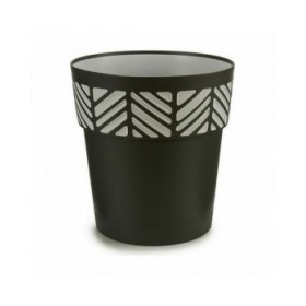 Vaso Autoirrigante Stefanplast Orfeo Antracite Plastica 29 x 29 x 29 cm (6 Unità)