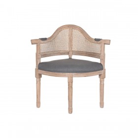 Sedia da Sala da Pranzo DKD Home Decor Grigio scuro 67 x 51 x 85 cm 79 x 53 x 85 cm