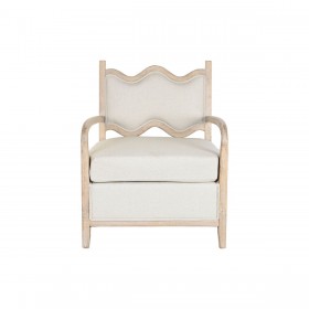 Poltrona DKD Home Decor Beige Abete 66 x 70 x 88 cm 70 x 74 x 90 cm