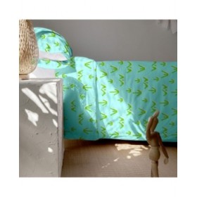 Set di copripiumino HappyFriday Mr Fox Grandma  Multicolore Singolo 2 Pezzi