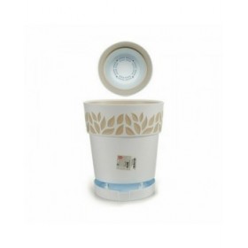 Vaso Autoirrigante Stefanplast Cloe Bianco Plastica 29 x 29 x 29 cm (6 Unità)