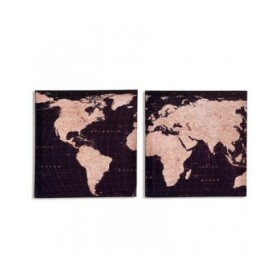 Tela Mappamondo 1,5 x 28 x 28 cm (36 Unità)