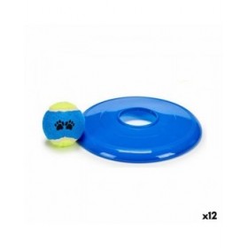 Set di Giocattoli per Cani Palla Frisbee Gomma polipropilene (12 Unità)