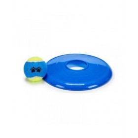 Set di Giocattoli per Cani Palla Frisbee Gomma polipropilene (12 Unità)