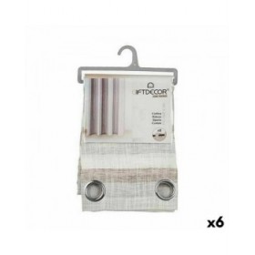 Tenda Righe Grigio scuro 140 x 0,1 x 260 cm (6 Unità)