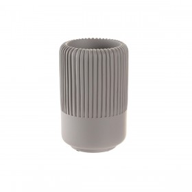 Bicchiere DKD Home Decor 7 x 7 x 11 cm Grigio Cemento