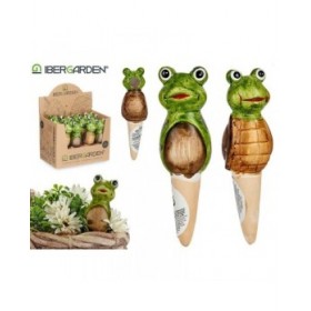 Statua Decorativa da Giardino Ibergarden FC0226A4M26 Marrone Verde Ceramica 4,5 x 16,5 x 4,5 cm (12 Unità)