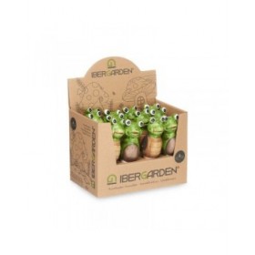 Statua Decorativa da Giardino Ibergarden FC0226A4M26 Marrone Verde Ceramica 4,5 x 16,5 x 4,5 cm (12 Unità)