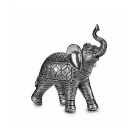 Statua Decorativa Elefante Argentato 27,5 x 27 x 11 cm (4 Unità)