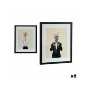 Quadro Multicolore Truciolare 43 x 3 x 53 cm (6 Unità)