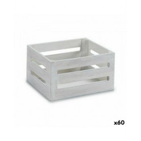 Scatola Decorativa Bianco Legno 16 x 8 x 11 cm (60 Unità)