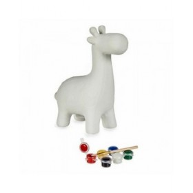 Salvadanaio da Dipingere Pincello BS2316 Ceramica Giraffa 6,8 x 16,2 x 13,2 cm (12 Unità)
