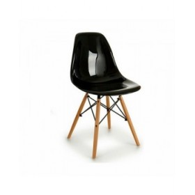 Sedia da Sala da Pranzo Kirk Nero 53 x 82 x 47 cm (4 Unità)