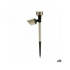 Faro Ibergarden BH18058 Argentato Acciaio 15 x 10 x 28 cm Articolata Ricarica a luce solare (12 Unità)